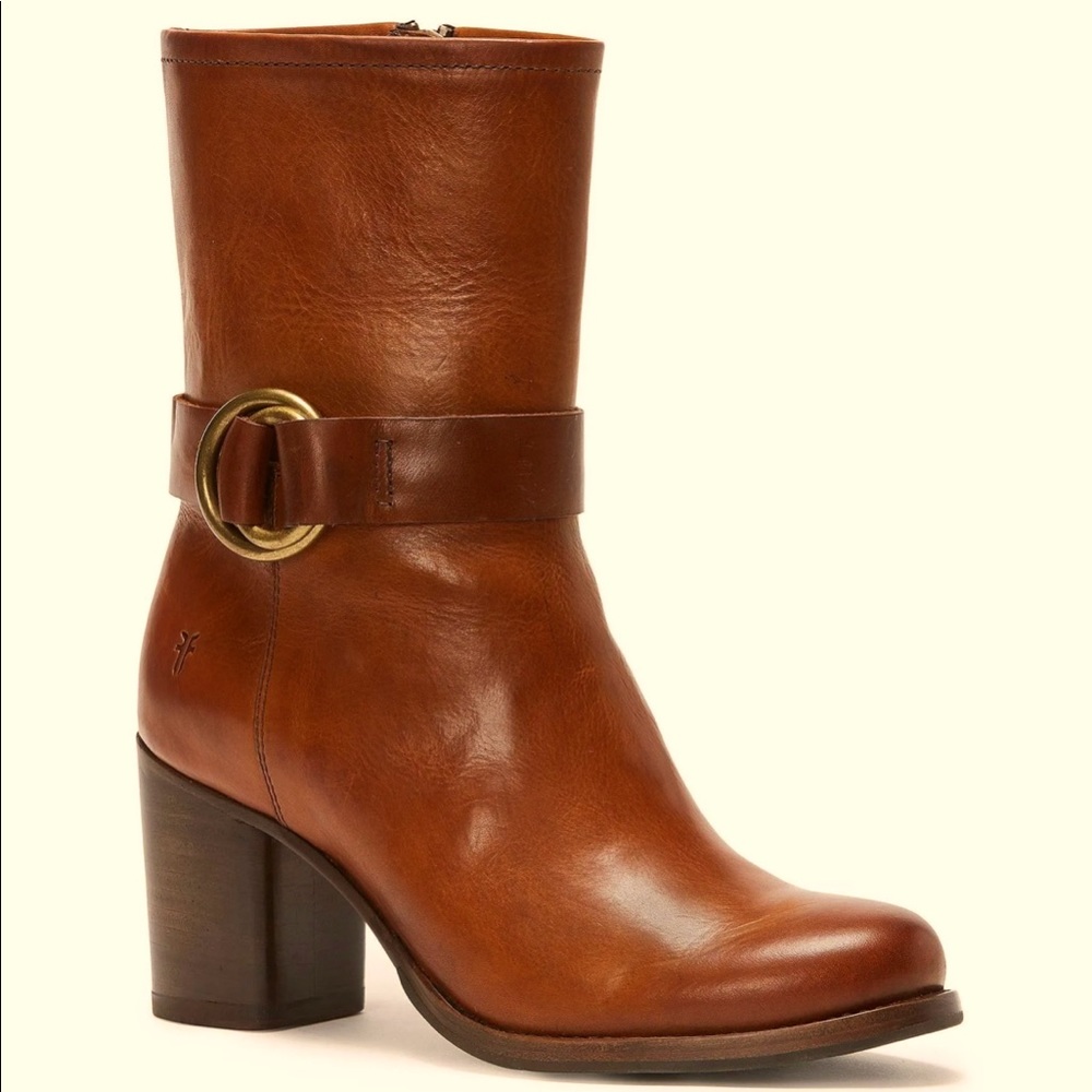 Vintage Frye Women’s Addie Harness Mid Boot Size 9